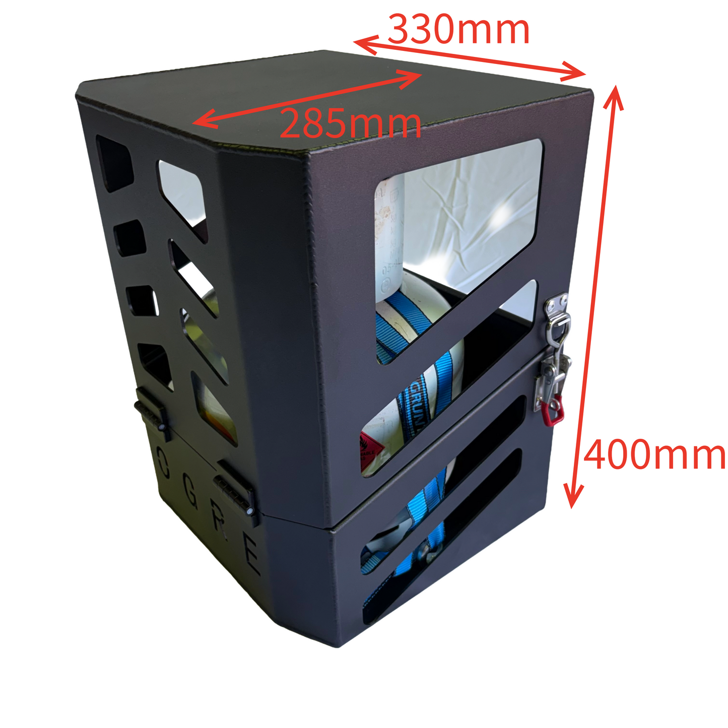 Gas Bottle 4.5kg Holder - Lockable Type 1